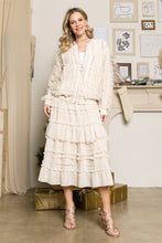 Load image into Gallery viewer, Willa Lace Ruffled Skirt
