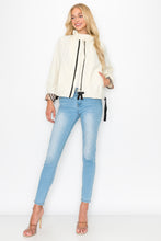 Load image into Gallery viewer, Jessica Woven Jacket with Plaid Inside Lining