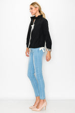 Load image into Gallery viewer, Jessica Woven Jacket with Plaid Inside Lining