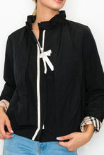 Load image into Gallery viewer, Jessica Woven Jacket with Plaid Inside Lining