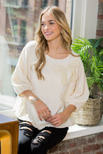 Load image into Gallery viewer, Walynn Woven Top with Pearl Ribbon Bow