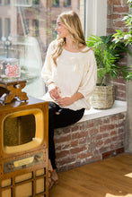 Load image into Gallery viewer, Walynn Woven Top with Pearl Ribbon Bow