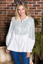 Load image into Gallery viewer, Jane Woven Sequin Jacket