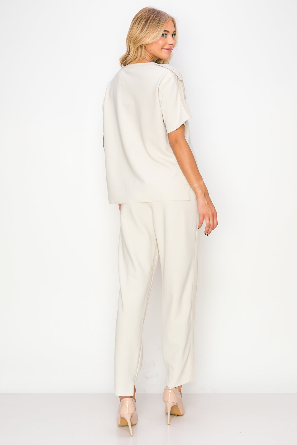 Kate Knit Stretch Crepe Top