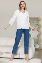 Load image into Gallery viewer, Kelly Anne Stretch Knit Mesh &amp; Lace Top