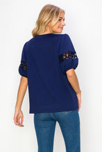 Load image into Gallery viewer, Katrina Pointe Knit Top with Pearls