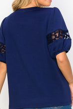 Load image into Gallery viewer, Katrina Pointe Knit Top with Pearls