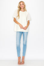 Load image into Gallery viewer, Adelle Stretch Suede Top with Lace