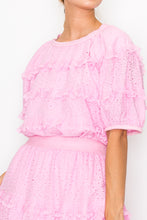 Load image into Gallery viewer, Lizzie Cotton Lace Eyelet Skirt