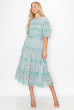Load image into Gallery viewer, Lizzie Cotton Lace Eyelet Skirt