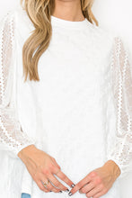 Load image into Gallery viewer, Connie Textured Lace Top