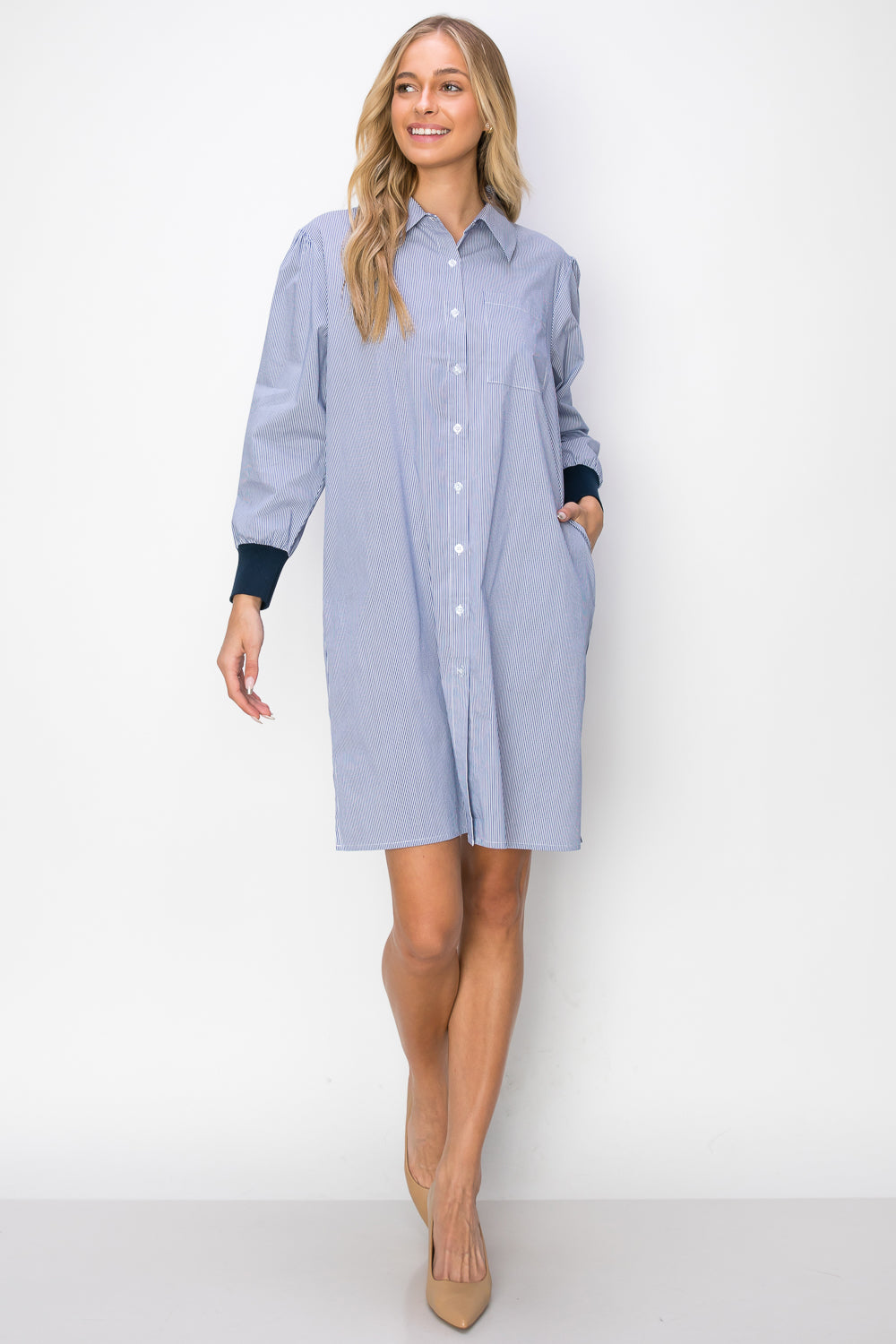 Winae Cotton Shirt Dress