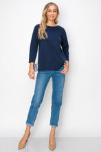 Load image into Gallery viewer, Regina Pointe Knit with Stripes