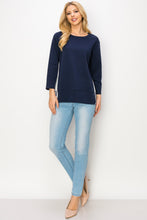 Load image into Gallery viewer, Regina Pointe Knit with Stripes