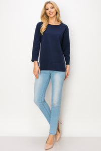 Regina Pointe Knit with Stripes