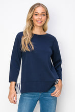 Load image into Gallery viewer, Regina Pointe Knit with Stripes