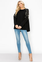 Load image into Gallery viewer, Fiona French Scuba Pearl Hi-Low Top