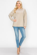 Load image into Gallery viewer, Fiona French Scuba Pearl Hi-Low Top