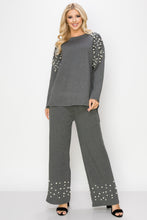 Load image into Gallery viewer, Fiona French Scuba Pearl Hi-Low Top