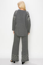 Load image into Gallery viewer, Fiona French Scuba Pearl Hi-Low Top