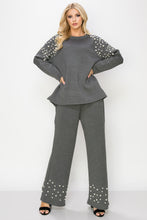 Load image into Gallery viewer, Faith French Scuba Pearl Pant