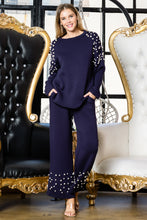 Load image into Gallery viewer, Fiona French Scuba Pearl Hi-Low Top