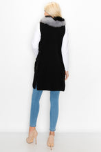 Load image into Gallery viewer, Selma Knitted Sweater Vest with Detachable Faux Fur