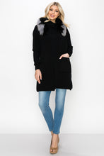 Load image into Gallery viewer, Selma Knitted Sweater Vest with Detachable Faux Fur