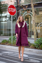 Load image into Gallery viewer, Selma Knitted Sweater Vest with Detachable Faux Fur