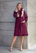 Load image into Gallery viewer, Selma Knitted Sweater Vest with Detachable Faux Fur
