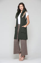 Load image into Gallery viewer, Selma Knitted Sweater Vest with Detachable Faux Fur