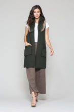 Load image into Gallery viewer, Selma Knitted Sweater Vest with Detachable Faux Fur