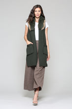 Load image into Gallery viewer, Selma Knitted Sweater Vest with Detachable Faux Fur