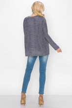 Load image into Gallery viewer, Aldis Stretch Suede Stitched Top