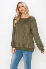 Load image into Gallery viewer, Alisa Stretch Suede Top