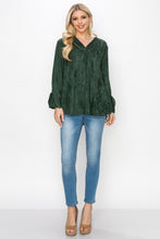 Load image into Gallery viewer, Abia Stretch Suede Top