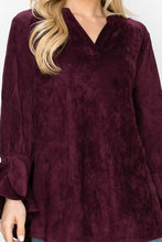 Load image into Gallery viewer, Abia Stretch Suede Top