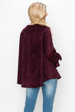 Load image into Gallery viewer, Abia Stretch Suede Top