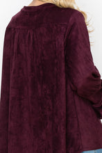 Load image into Gallery viewer, Abia Stretch Suede Top