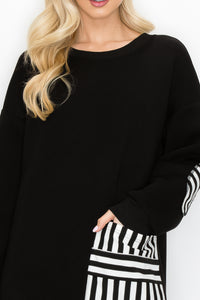Fiora Scuba Knit Tunic Dress