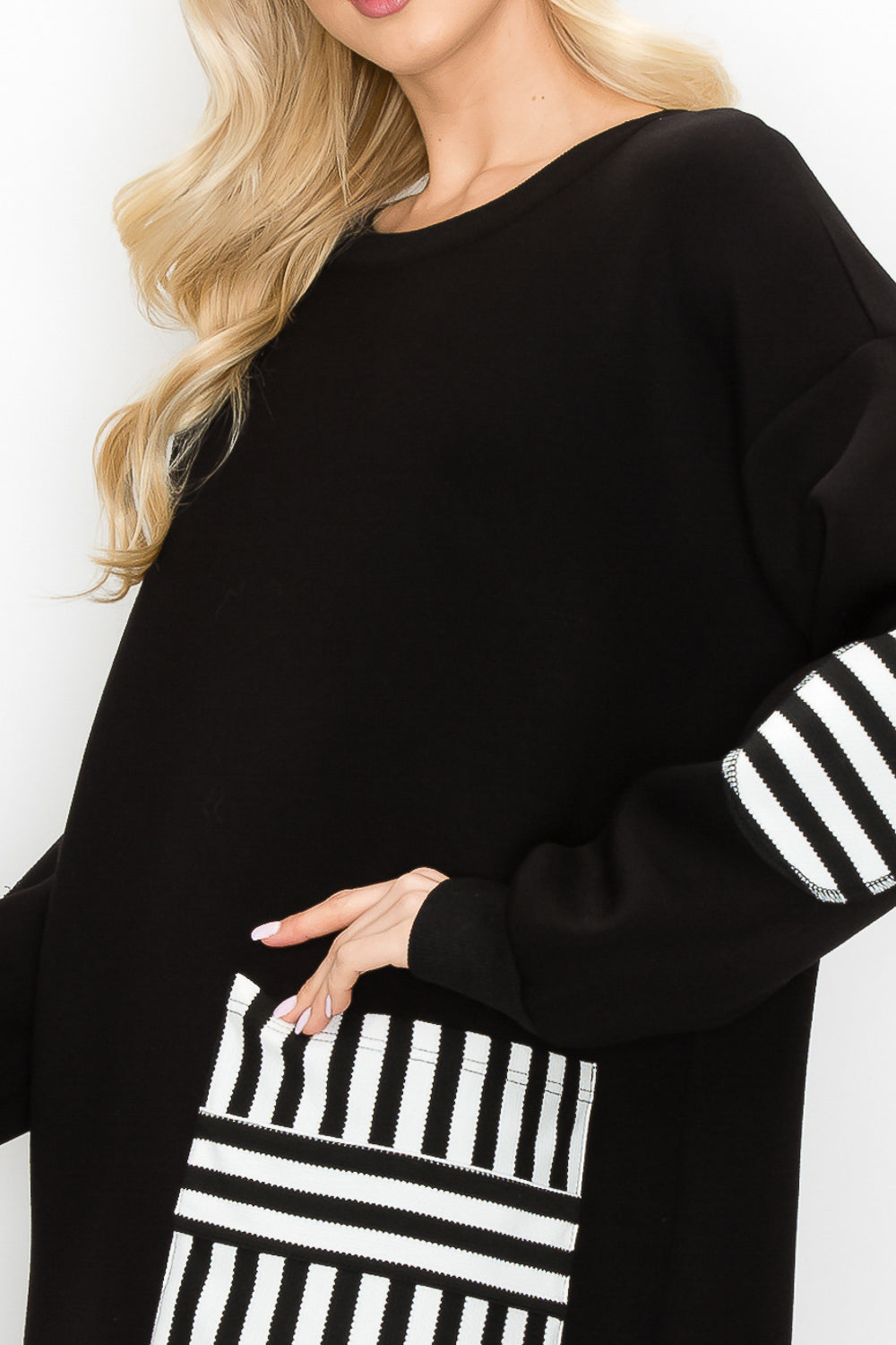 Fiora Scuba Knit Tunic Dress