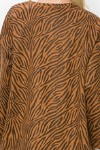 Load image into Gallery viewer, Alcee Stretch Suede Zebra Top