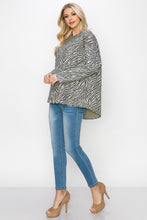 Load image into Gallery viewer, Alcee Stretch Suede Zebra Top
