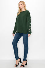 Load image into Gallery viewer, Katri French Scuba Pearl Top