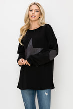 Load image into Gallery viewer, Finola Pointe Knit Star Top
