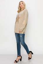 Load image into Gallery viewer, Finola Pointe Knit Star Top