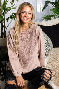 Rabiah Pointe Knit with Lace