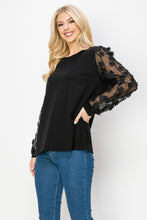 Load image into Gallery viewer, Rainah Pointe Knit Lace Top
