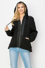 Load image into Gallery viewer, Faiza French Scuba Jacket with Tweed