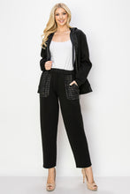 Load image into Gallery viewer, Ferne French Scuba Pant with Tweed